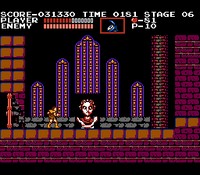 une photo d'Ã©cran de Castlevania sur Nintendo Nes